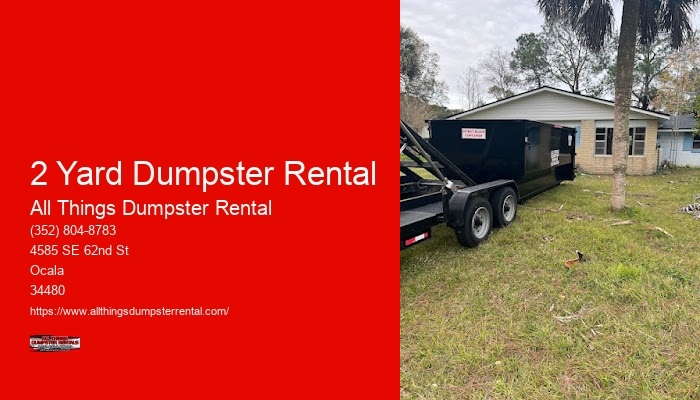 Dumpster Rental Service