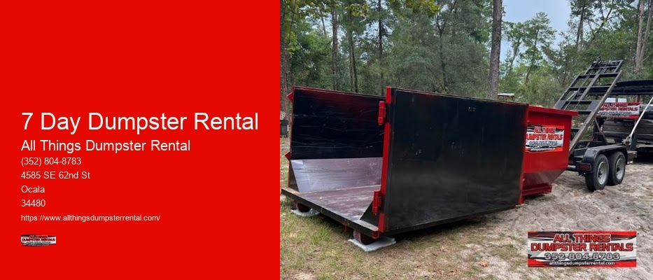 Commercial Dumpster Rental