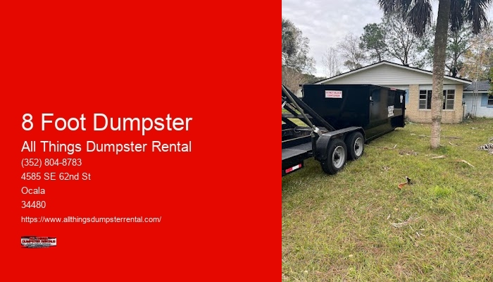 Dumpster Rental And Garbage Dump Services