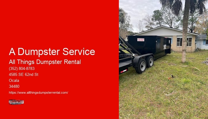 Small Business Dumpster Service