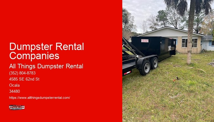 Who Has The Cheapest Dumpster Rental