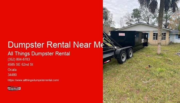 Commercial Dumpster Rental