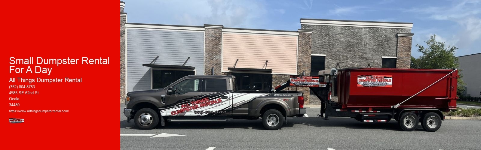 Small Dumpster Rental For A Day