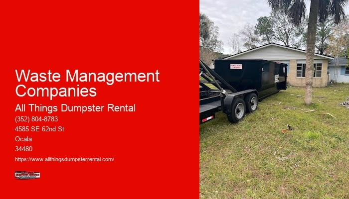 All Waste Dumpster Rental Prices